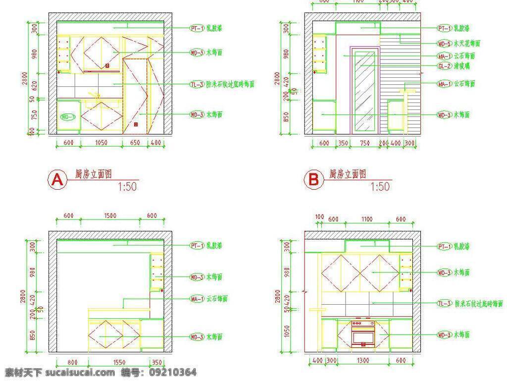 cad 厨房立面图 公寓 户型 花园 环境设计 建筑设计 楼层 平面图 施工图 厨房 立面 图 模板下载 dwg 图纸 装修 装饰 室内设计 住宅楼 宿舍楼 小区 样板房 标准层 标准间 新派 泰式 风格 珠海 丽景湾 源文件 3d模型素材 cad施工图