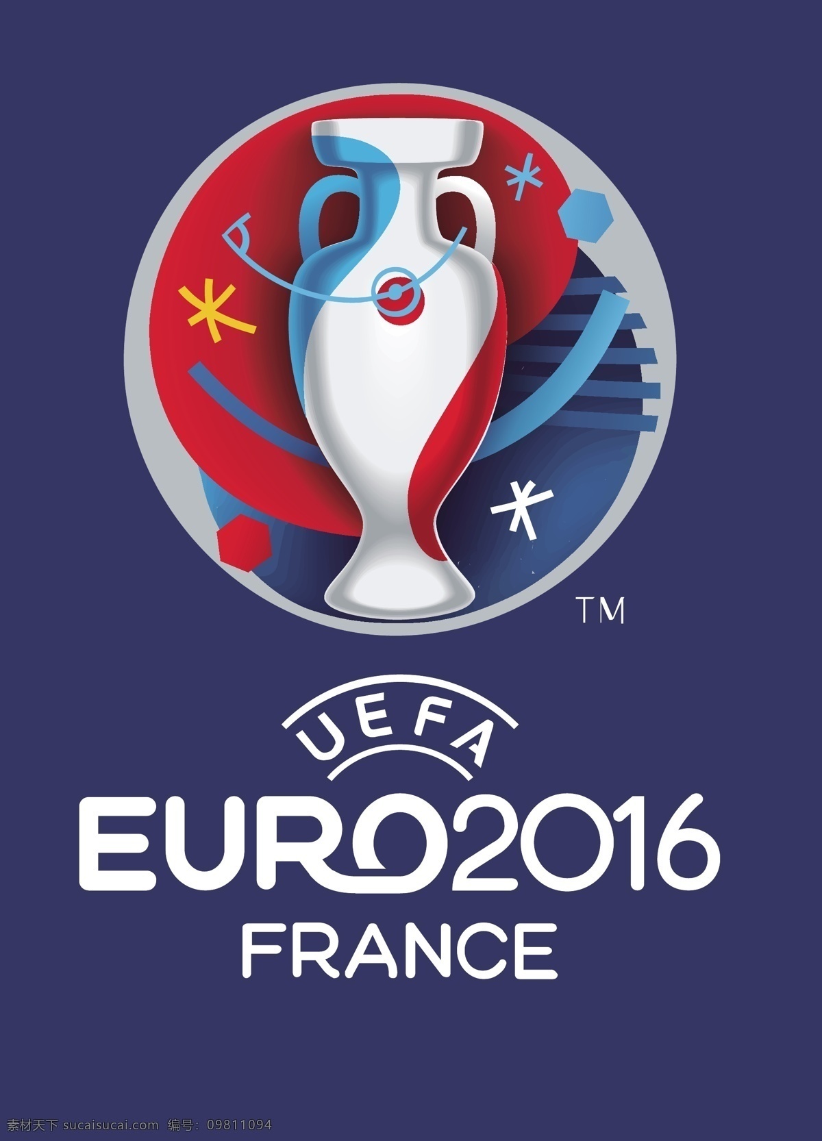 欧洲杯 logo 矢量 uefa 足球 uefa2016 世界杯 标志图标 公共标识标志 蓝色