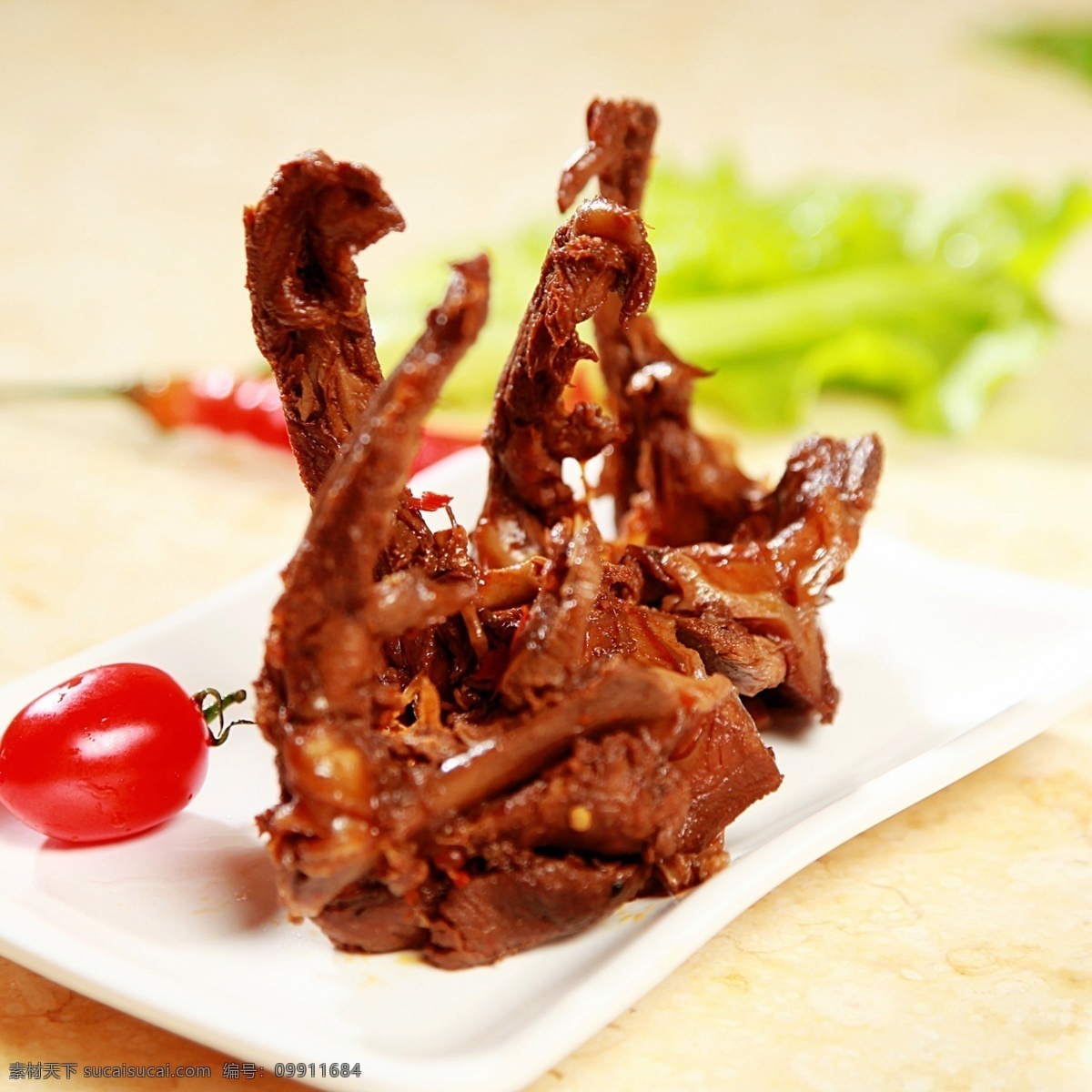 麻辣鸭锁骨 蔬菜 肉类 肉食 食物 食品 鸭肉 鸭锁骨 麻辣 中国菜 餐饮美食 传统美食