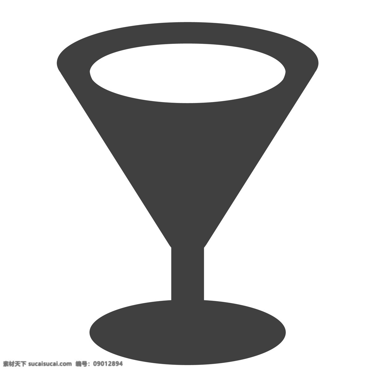 一个 黑色 酒杯 杯子 卡通 生活图标 卡通图标 黑色的图标 手机图标 智能图标设计