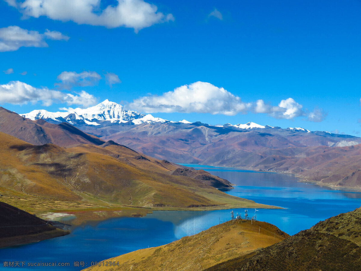西藏 羊 卓雍 措 自然风光 高清 湖泊 风景 旅游摄影 自然风景