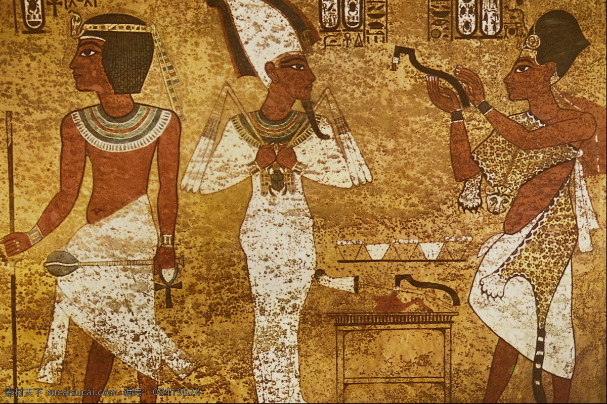 埃及 人物 壁画 埃及人物壁画 古代雕像壁画 古代壁画图片 古代 雕刻 雕像 文化艺术