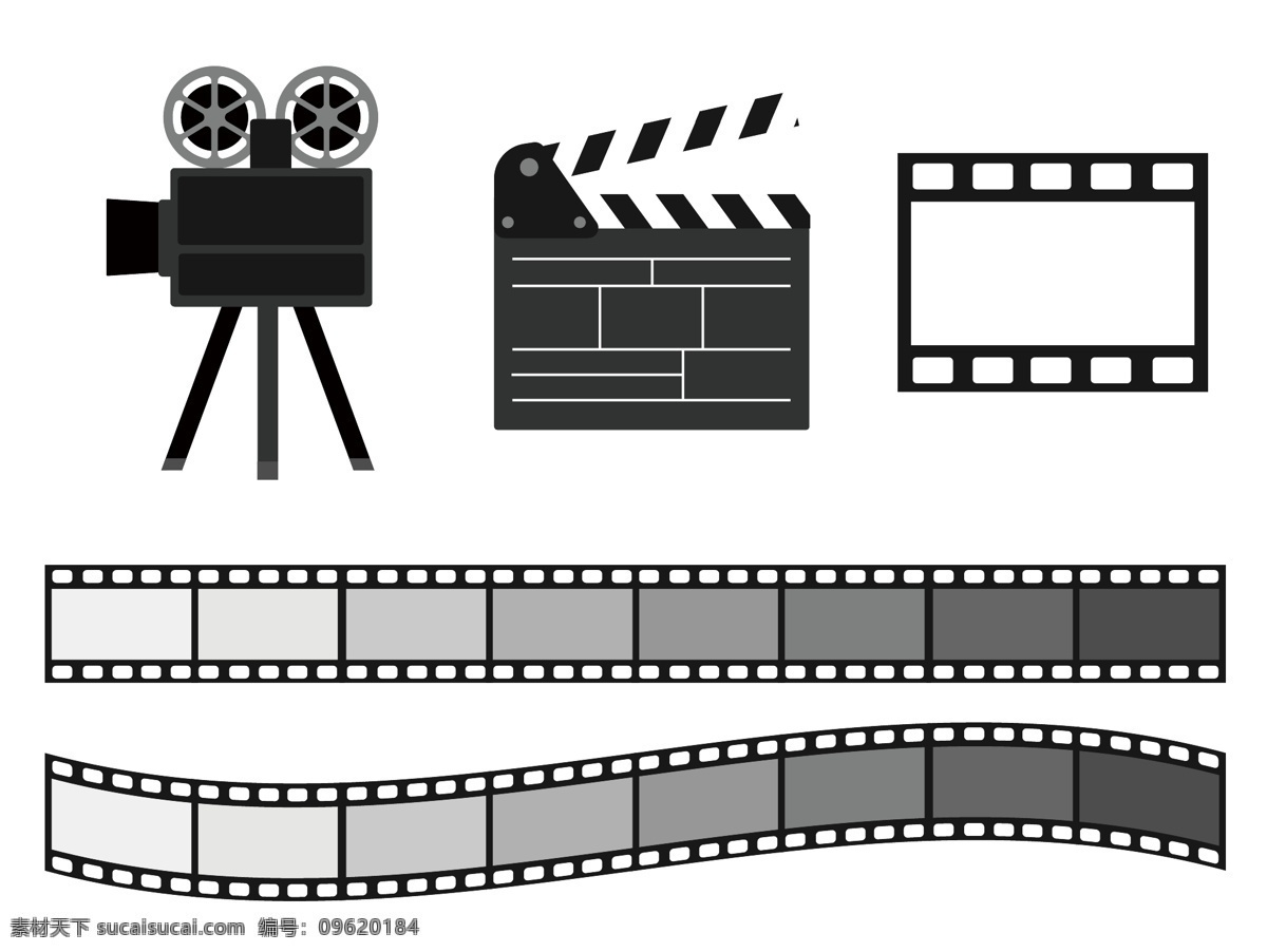 电影放映机 图标 放映机 电影 摄像机 摄影机 矢量 剪影 电影矢量图标 标志图标 其他图标