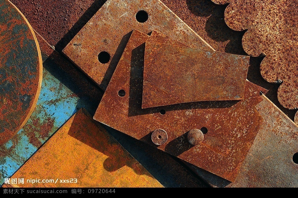 生锈的铁 铁 铁件 铁坂 金属 工业 焊割 生锈 摄影图库
