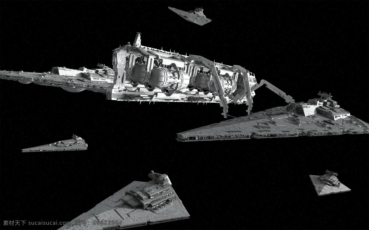 补给舰 星战 星球大战 star wars 卢卡斯 ansel hsiao 战舰 星舰 3d模型 安塞尔海修 3d设计