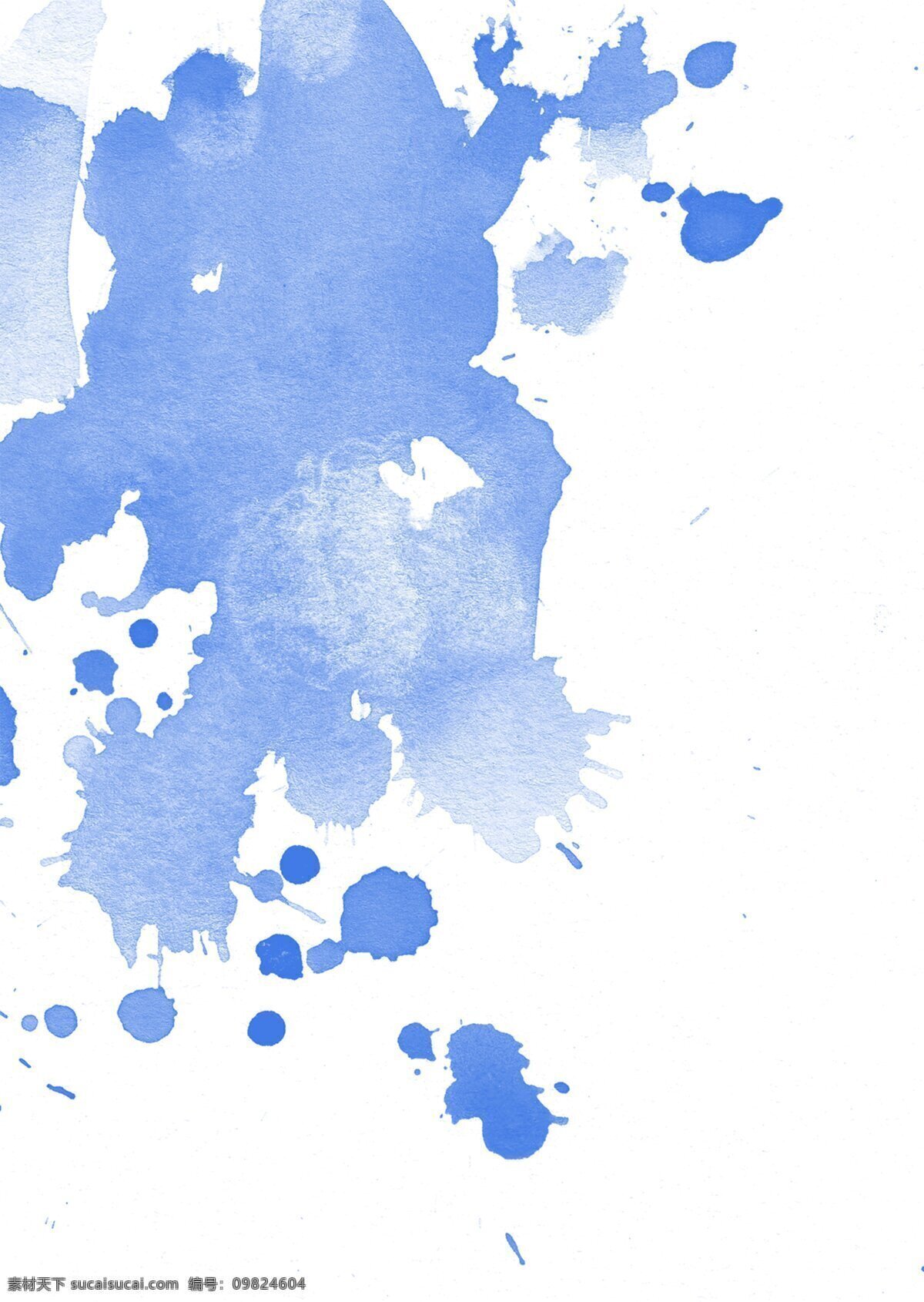 蓝色 水墨 底纹 背景 水彩 斑点 背景底纹 抽象 抽象背景 创意 创意设计 手绘 艺术 水彩背景 水彩元素 水彩画