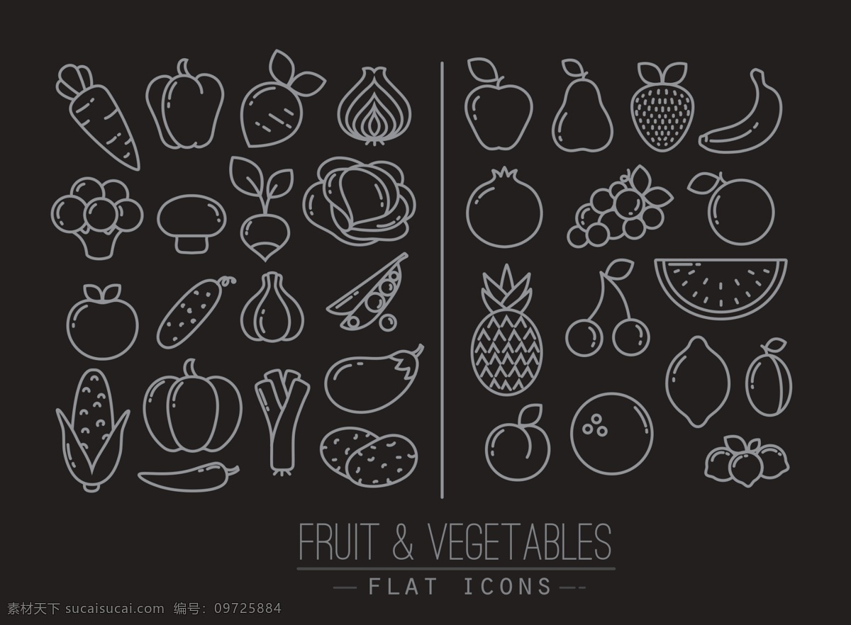 水果图片 水果 图标 菠萝 萝卜 西瓜 草莓 葡萄 香蕉 蔬菜
