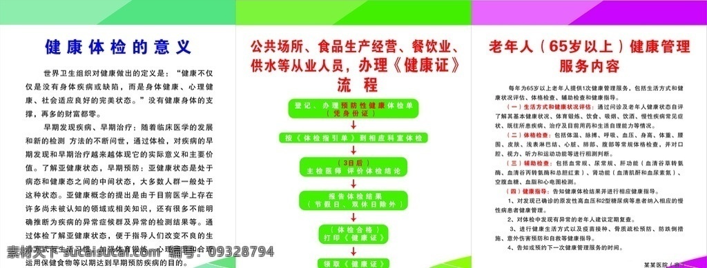 健康体检 意义 健康体检意义 体检的意义 健康证流程 办健康证流程 健康管理 老人健康管理