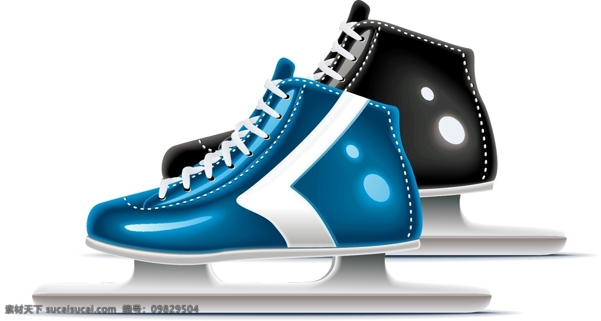 光泽 质感 滑冰 鞋 元素 实物 纹理 矢量元素 滑冰鞋 溜冰靯 ai元素