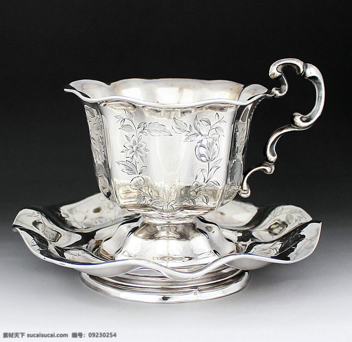 银杯 银器杯 银水杯 银餐具 银雕 银器 珍藏品 古玩 古董 工艺品 文化艺术