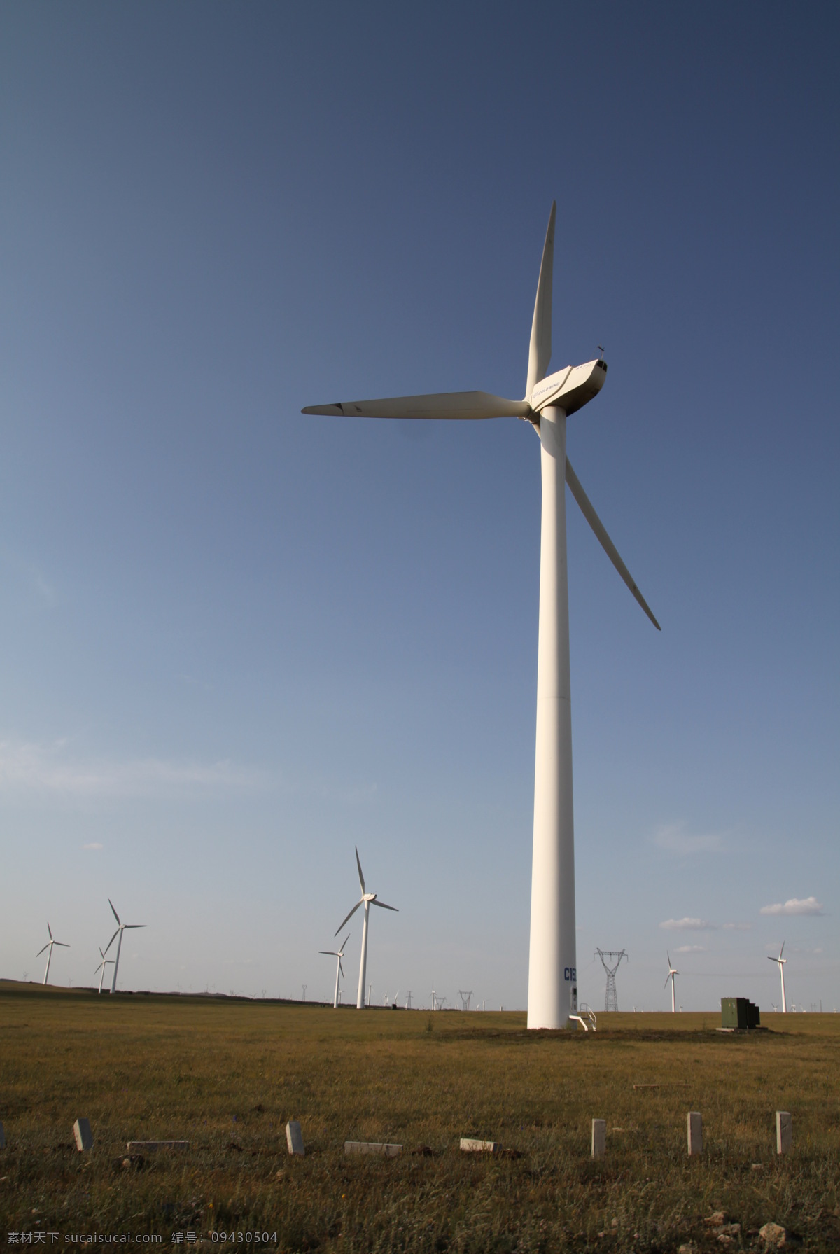 风车图片素材 工业生产 风力发电 风力电站 环保节能 新能源 现代科技