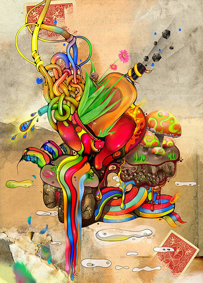 位图免费下载 插画 抽象 服装图案 位图 插画师 saltyshadow 面料图库 服装设计 图案花型
