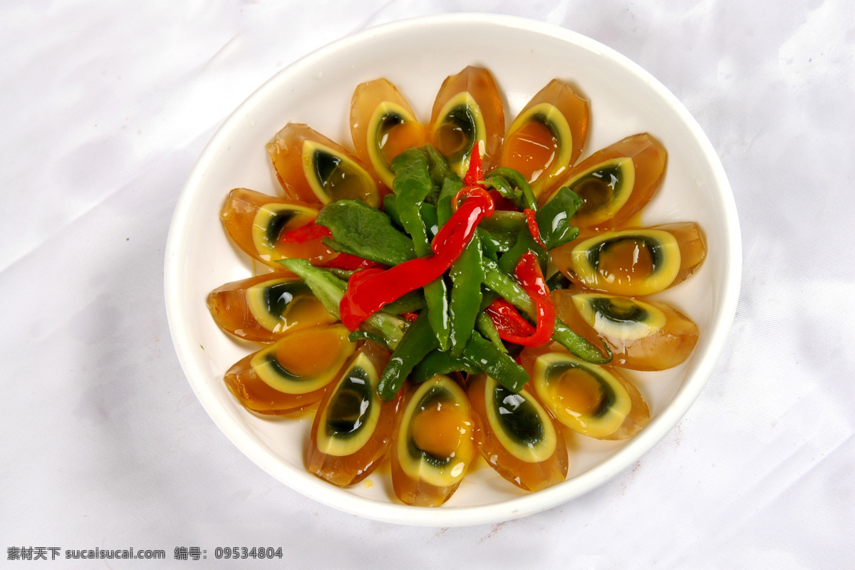 湘菜 烧椒拌皮蛋 传统美食 餐钦 餐饮美食