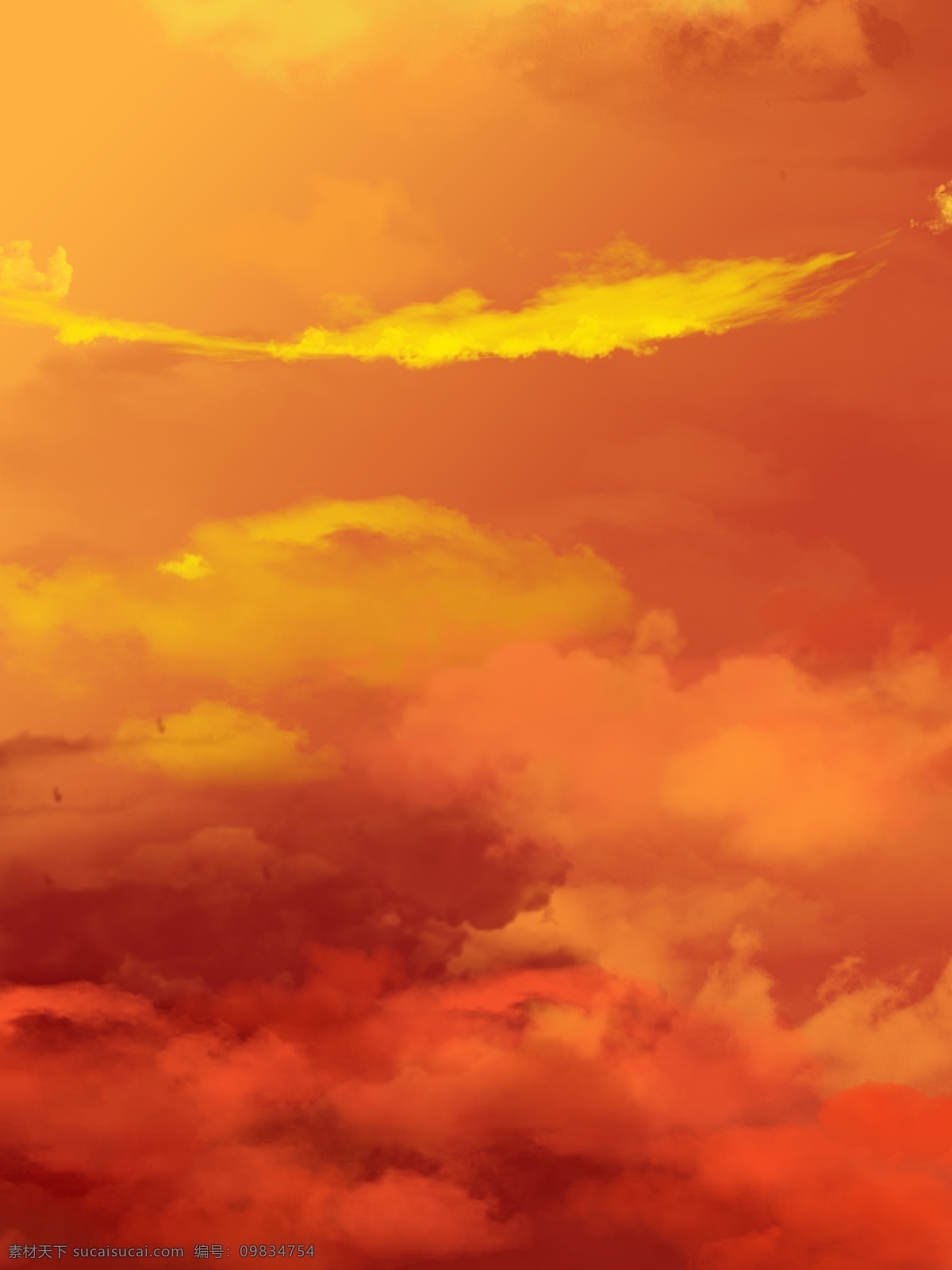 纯 原创 金色 火烧云 烟雾 背景 纯原创 烟雾风格 渐变色
