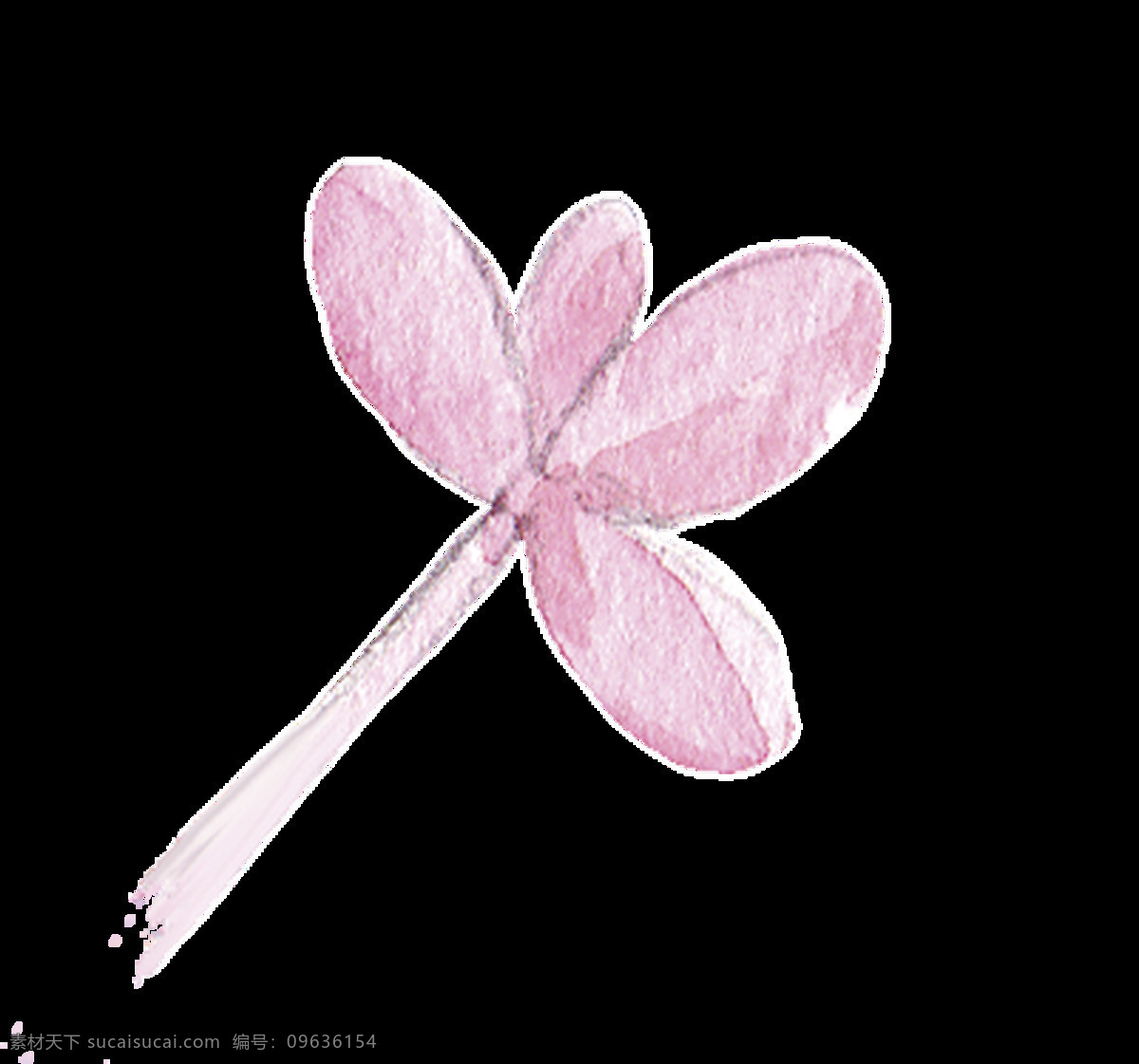 粉色 少女 树叶 卡通 透明 抠图专用 装饰 设计素材
