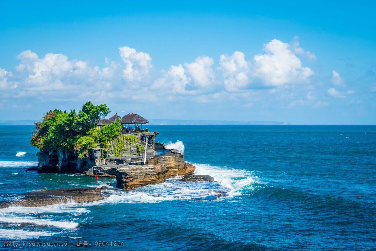 巴厘岛海神庙 印尼 印度尼西亚 大海 宗教 寺庙 巴厘岛 旅游 旅行 海岛 海神庙 蓝天 图片照片背景 旅游摄影 国外旅游