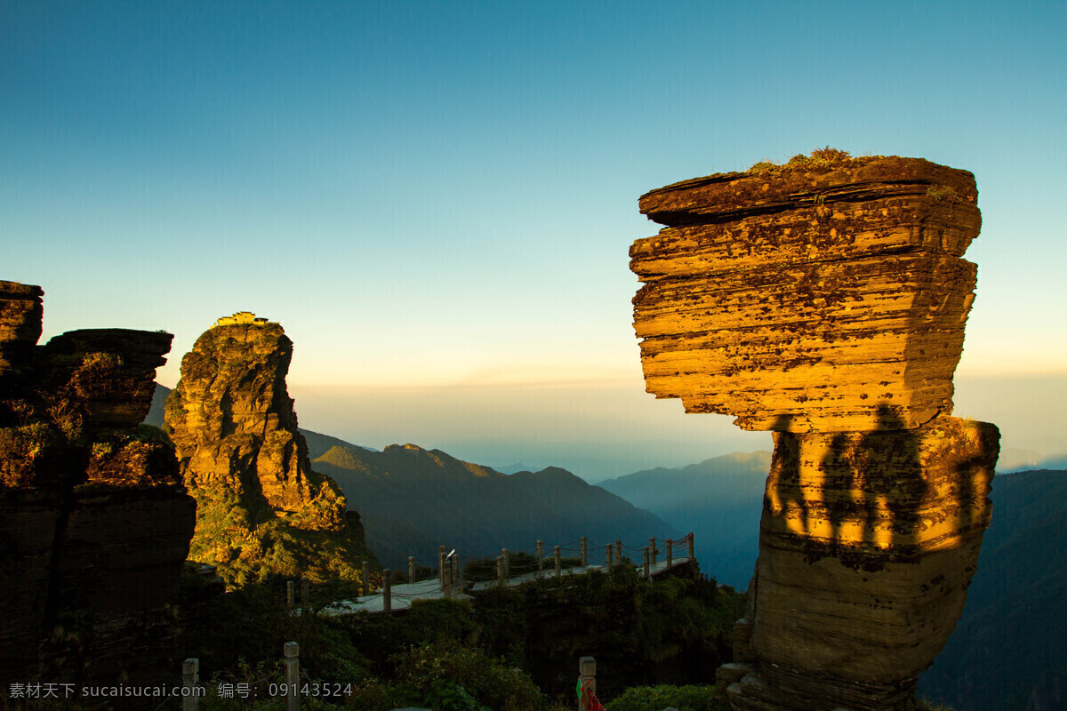 晨光 下 蘑菇石 贵州 铜仁 梵净山 国内旅游 旅游摄影