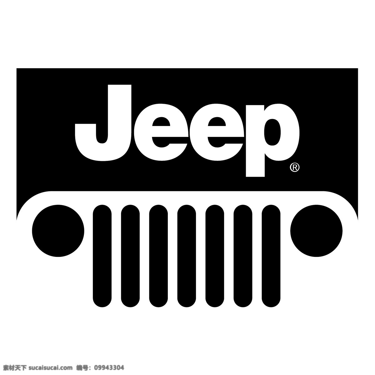 jeep 吉普 汽车标志 车标 标识标志图标 企业 logo 标志 矢量图库