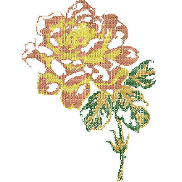 绣花 十字绣 花纹 花朵 免费素材 面料图库 服装图案 白色