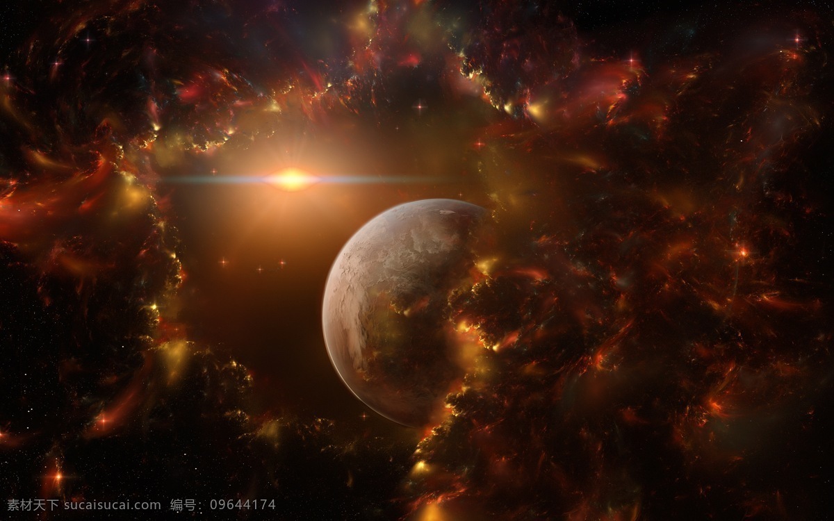 高清 绚丽 太空 光芒 风光天体 梦幻宇宙 太空景观图