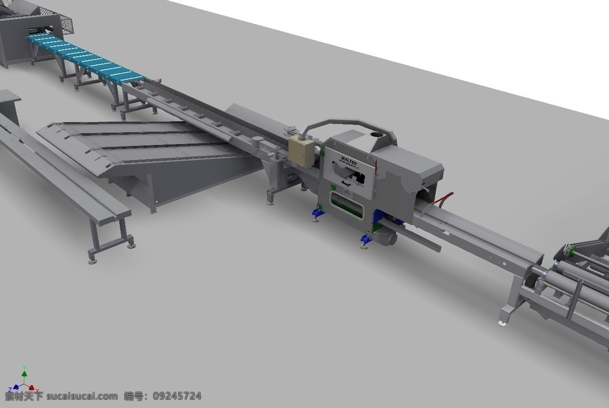 木 线条 沃尔特 3d模型素材 建筑模型