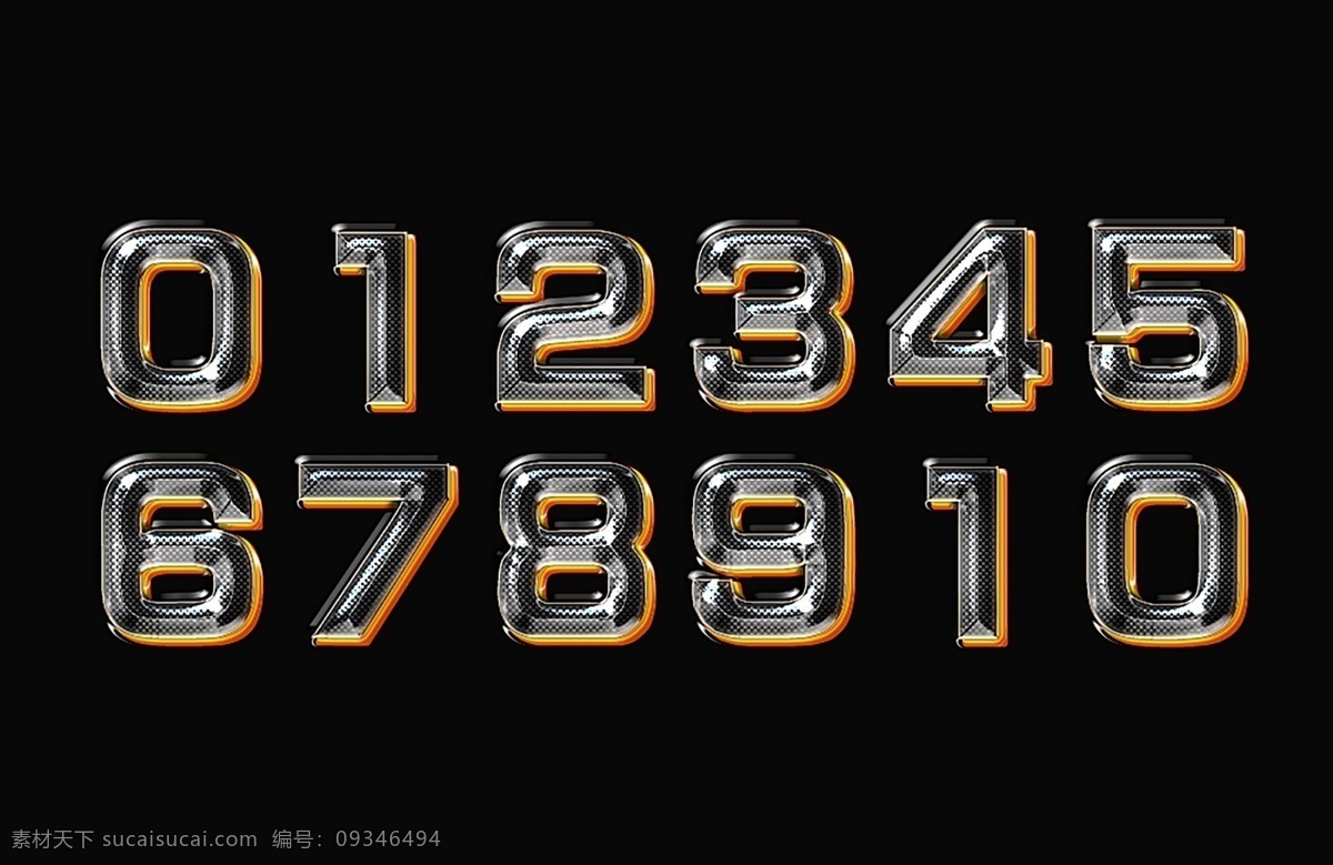 镀铬效果数字素材图片下载-素材编号09346494-素材天下图库
