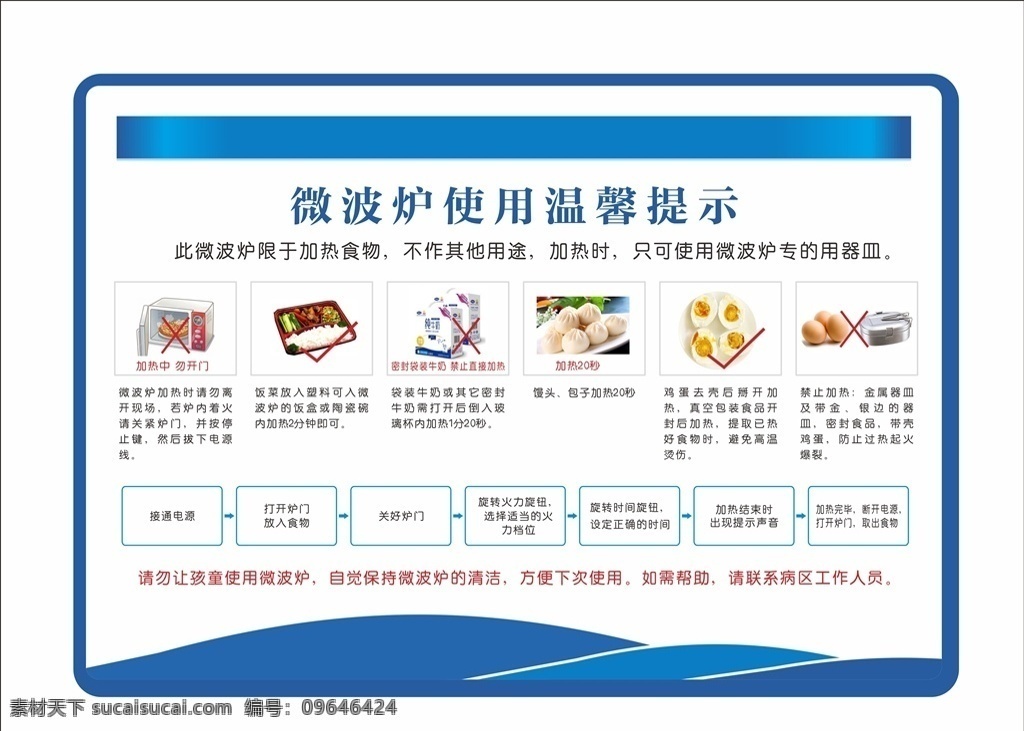 微波炉 使用 注意事项 微波炉使用 温馨提示 微波炉说明书 微波炉维护 微波炉养护 展板模板