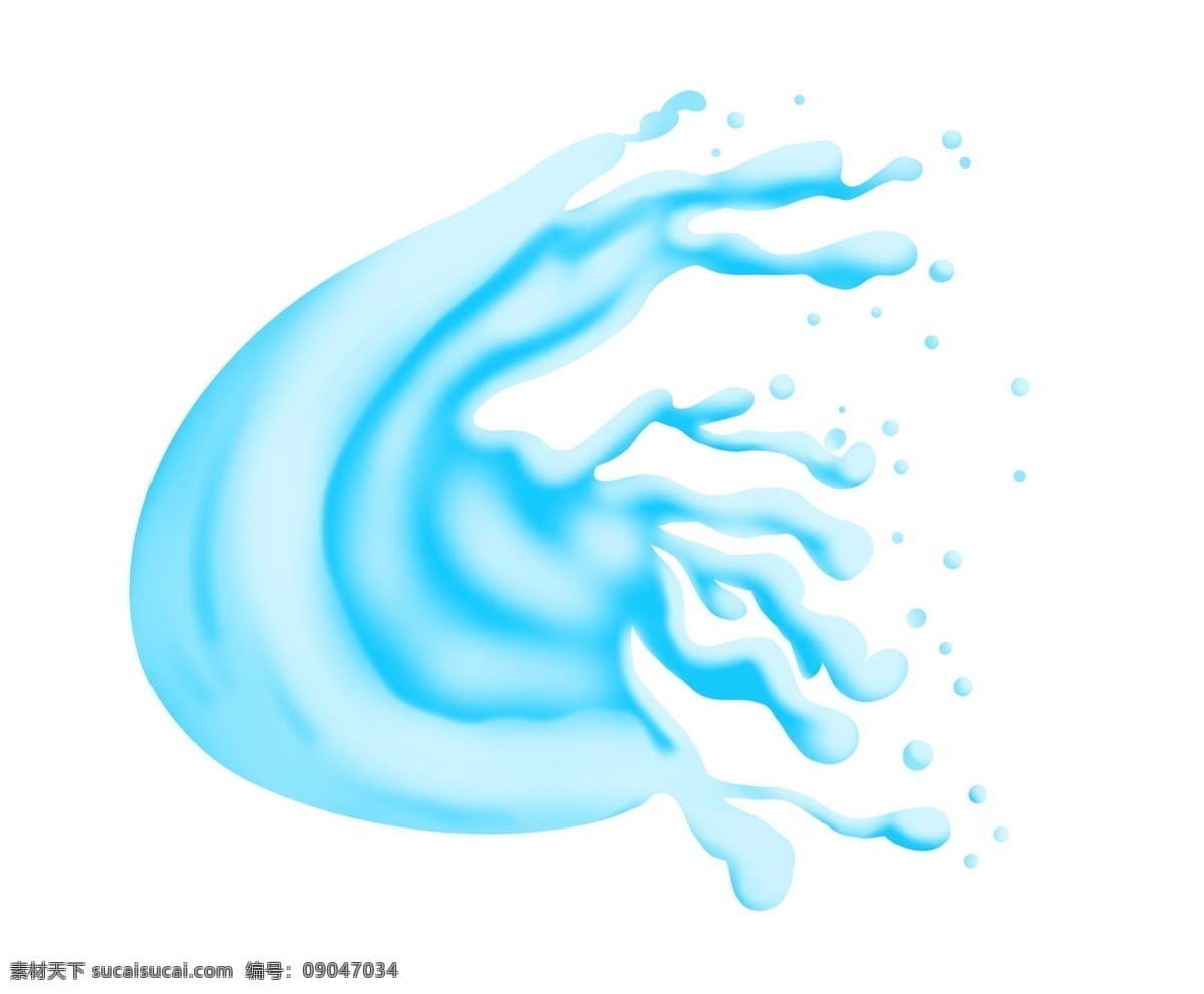 水滴 洒水 效果 插画 漂亮的水花 水珠 水花 蓝色水花喷溅 泼水插画 洒水效果 水插画 卡通水