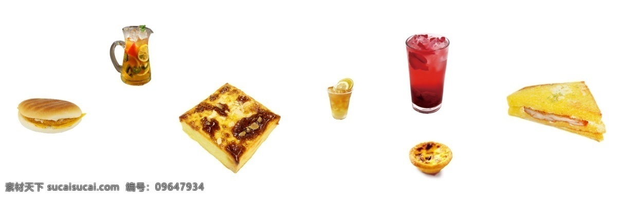 蛋糕饮品元素 蛋糕 饮品 甜品 杯子 可乐 果汁