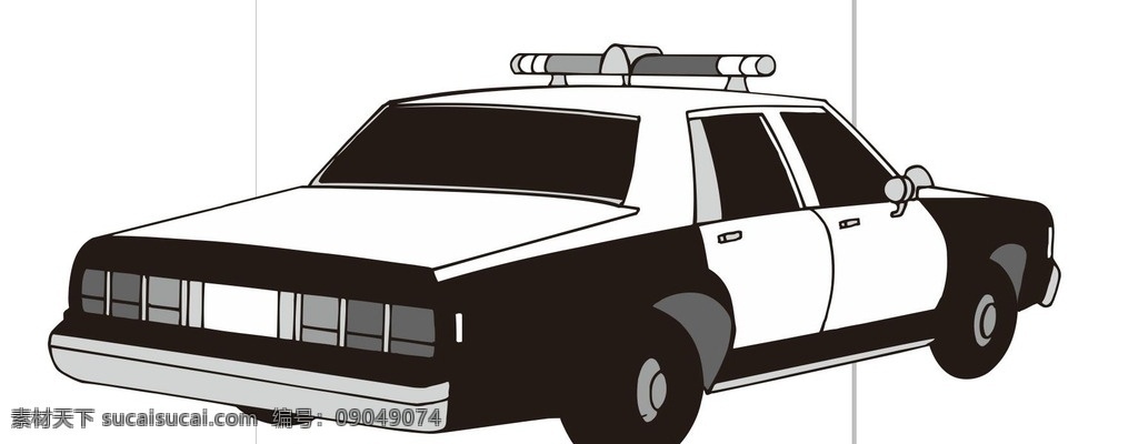 警车 消防 简单画 线条 线描 简笔画 黑白画 手绘 简单手绘画 矢量 科技 现代科技 交通工具