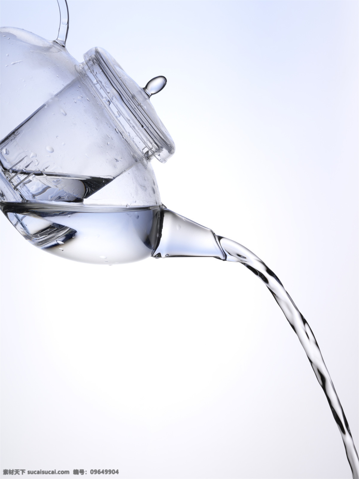 水壶倒水 动感 倒水 水柱 涟漪 水壶