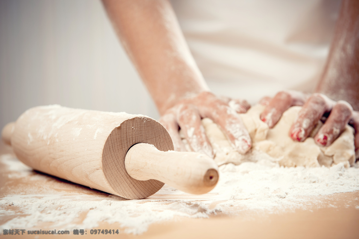 制作面包 面包师 面点师 面粉 制作点心 西点制作 职业人物 人物图库
