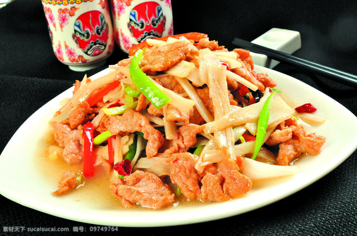 蒲城生炒 蒲城 生炒 蒲城小炒 青笋炒肉 热菜 传统美食 餐饮美食