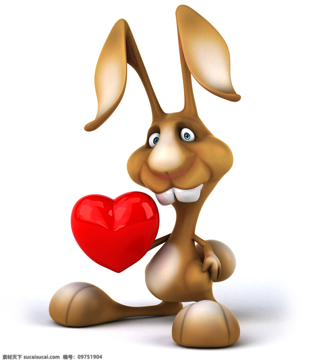 心 的卡 通 兔子 卡通兔子 动物 动物设计 卡通动物 动物世界 动物素材 卡通素材 生物世界