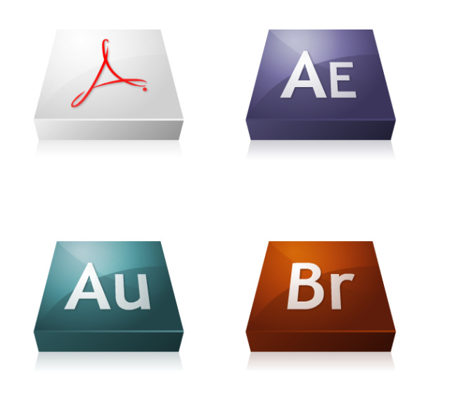 cs3 软件 系列 立体 adobe 渐变 质感 字母 网页素材 网页模板