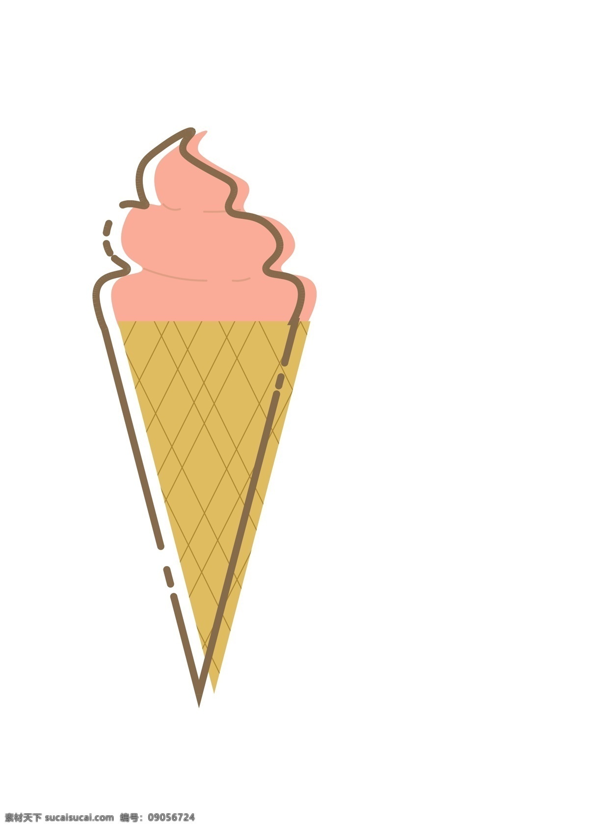 冰淇淋 冰棍 冰棒 mbe 可爱 卡通 简约 夏天 图标 甜筒