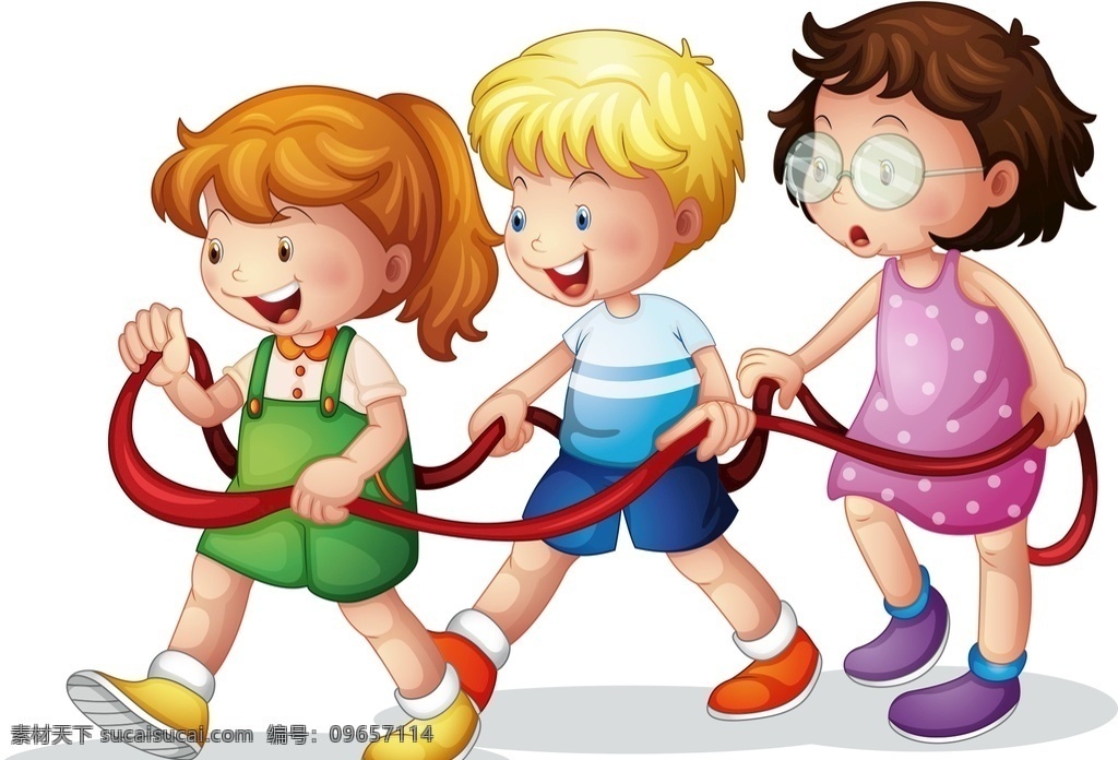 卡通 走路 儿童 卡通儿童 学生 小孩 孩子 小学生 学校 幼儿园 幼儿 交通 过马路 共享素材