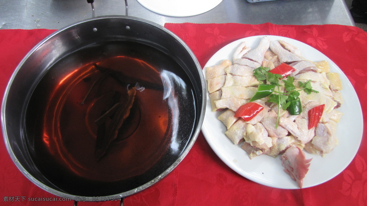 灵芝鸡 菜式 传统美食 餐饮美食