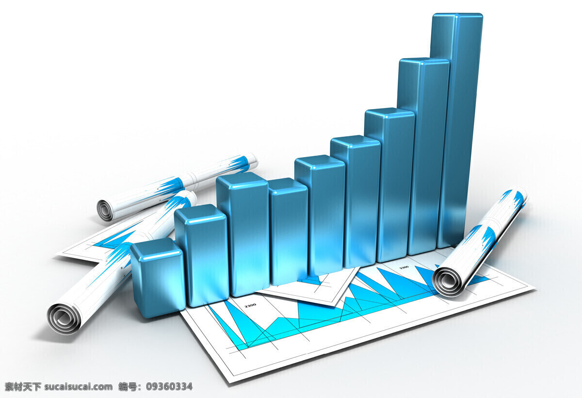 业绩 图表 3d 3d设计 ppt元素 箭头 商业素材 提高 提升 业绩图表 psd源文件
