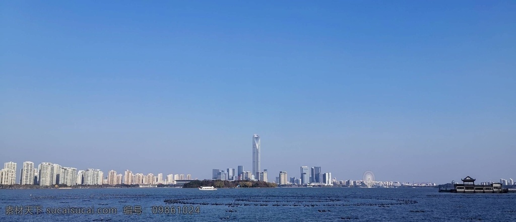城市海景图片 城市 海景 天空 地平线 海 旅游摄影 国内旅游
