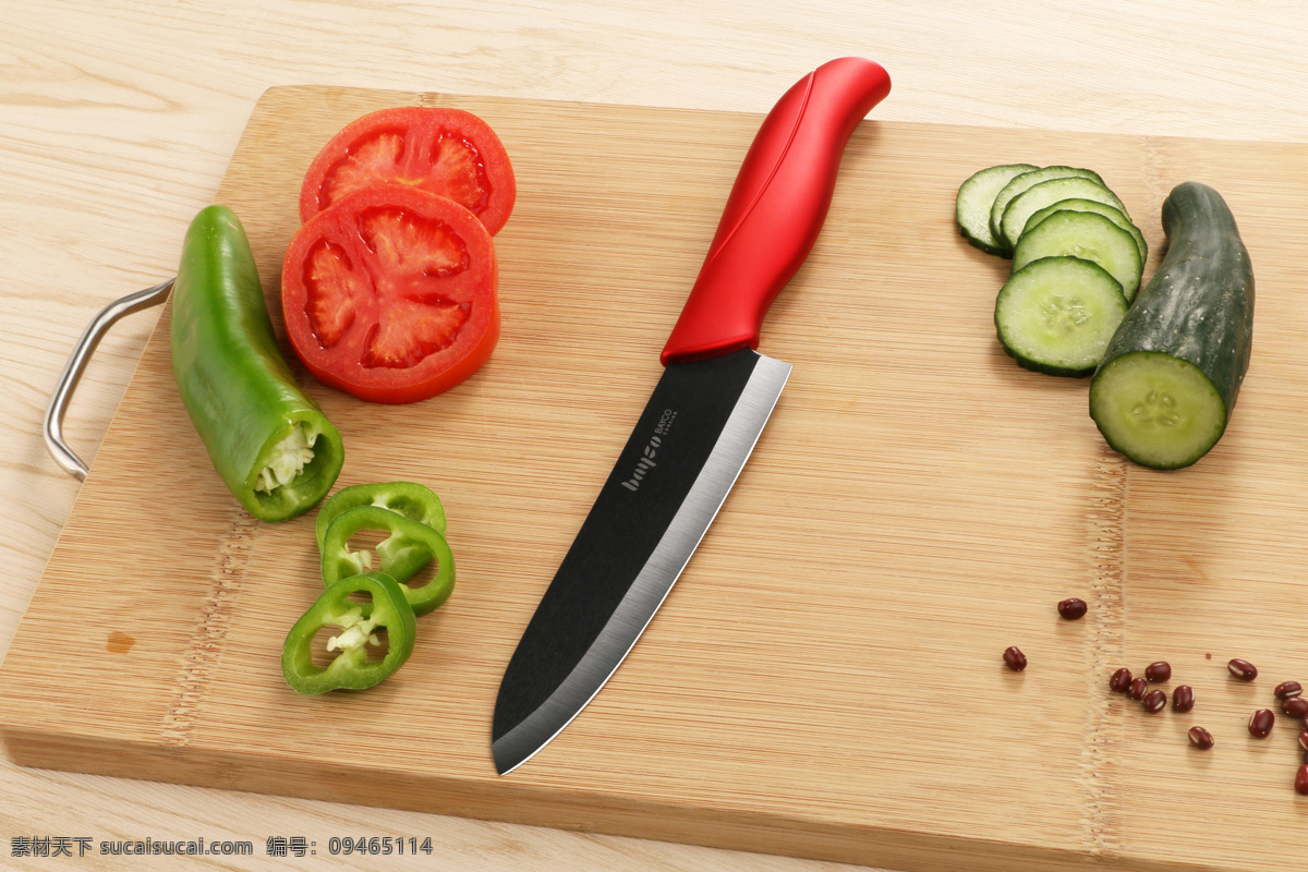 厨房刀具 陶瓷刀 菜刀 切肉 切菜 切水果 削皮 高清 生活百科 生活素材