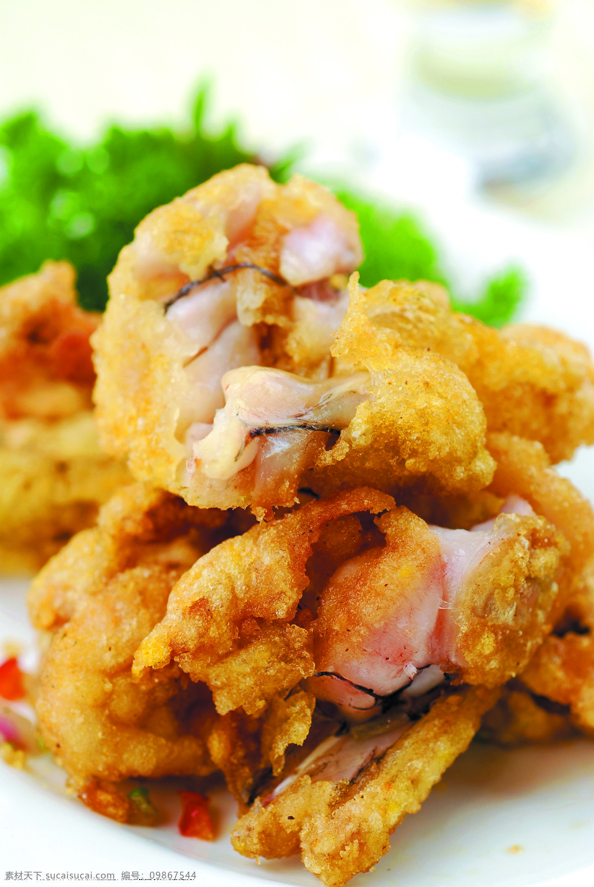 椒盐牛蛙腿 菜品 菜谱素材 美食 高清图片