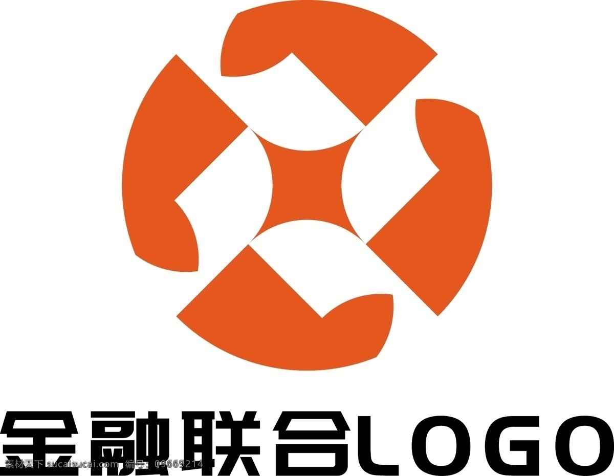 简约 大气 金融 联合 logo 标志 矢量 logo设计 金融行业 标志设计