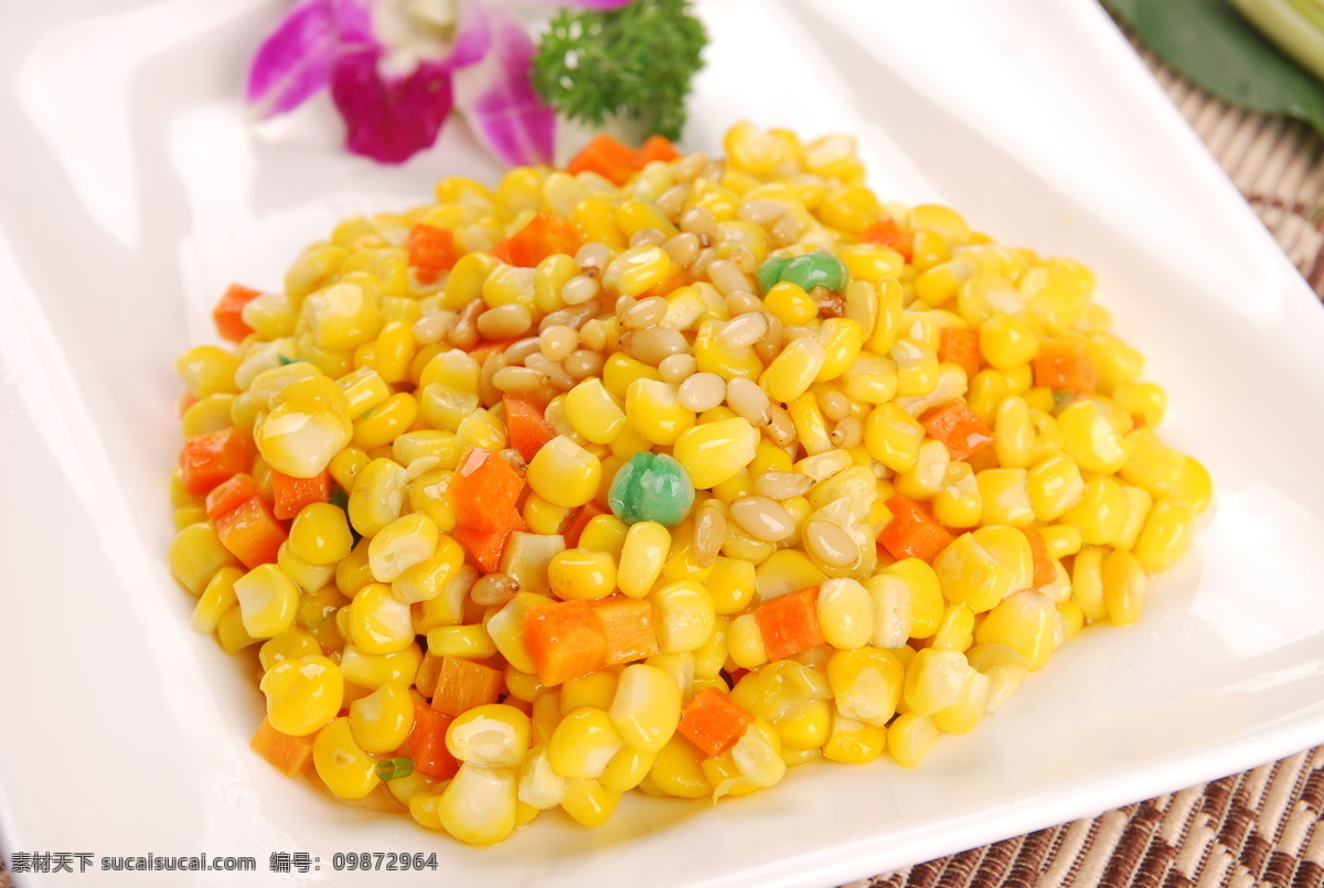 松仁玉米 松仁 玉米 玉米粒 青豆 胡萝卜 美食 美味 佳肴 菜图 餐饮美食 传统美食