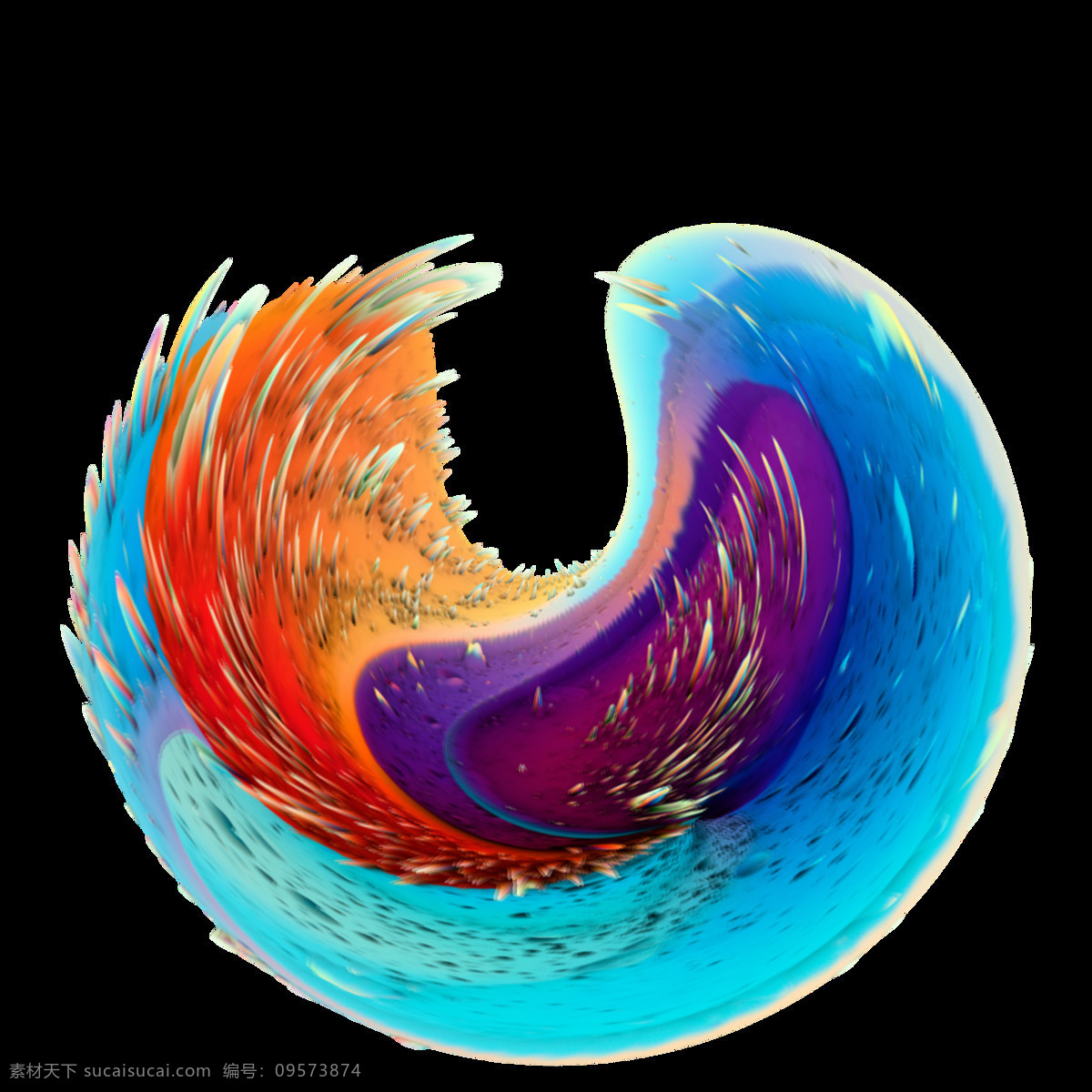 3d素材 球形 炫丽 梦幻 3d立体 小元素 装饰 通道 精灵世界 3d设计 其他模型