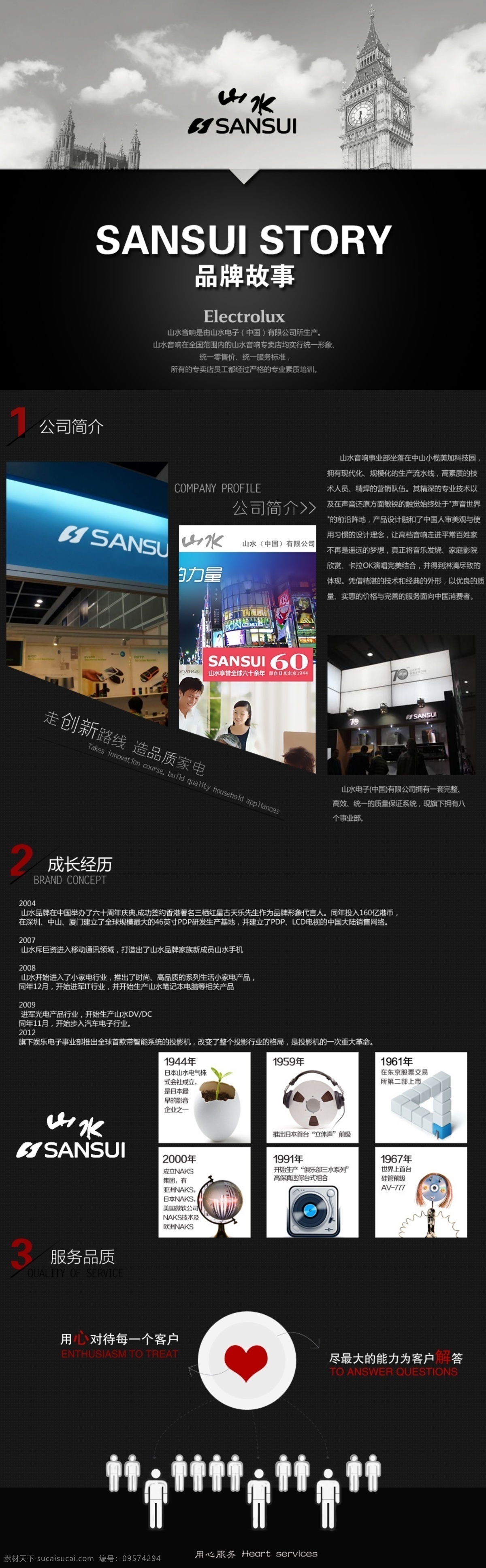 天猫 山水 旗舰店 品牌 文化 天猫山水 品牌文化 首页装修 黑色装修 品牌简介 黑色设计 首页模版 电商类 淘宝界面设计 淘宝装修模板