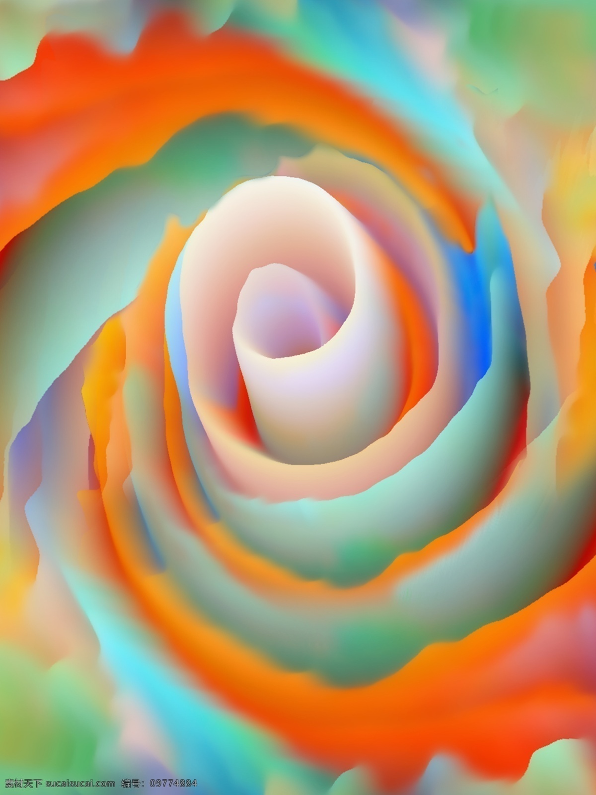 原创 飘逸 旋转 3d 漩涡 质感 背景 3d漩涡 时尚 广告背景 写实