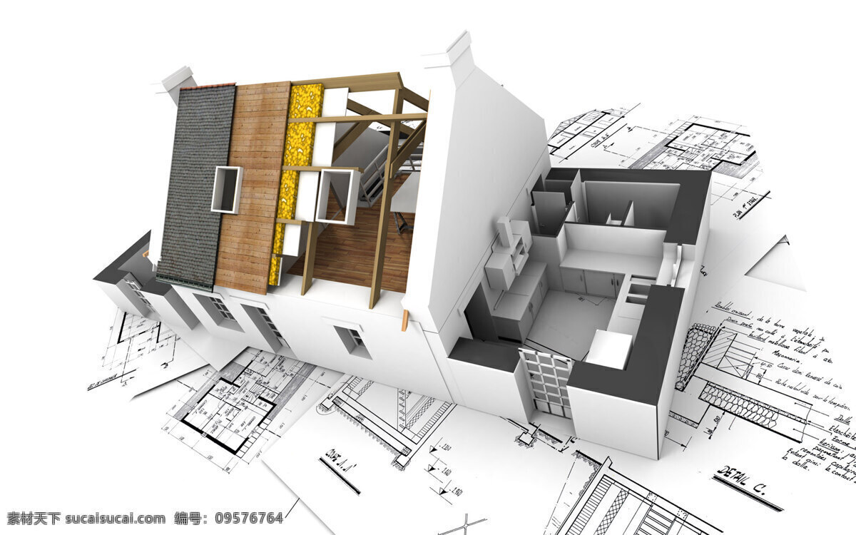 别墅 别墅模型 建筑 景观 模型 设计图库 图纸 微观 微缩 3d 萨 伏 伊 欧式别墅模型 家居装饰素材 建筑设计