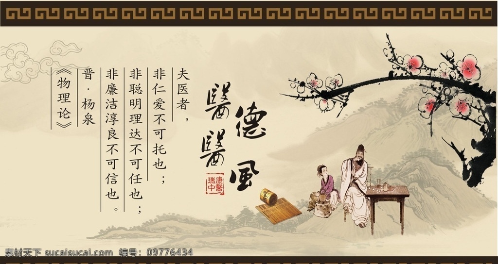 中医医德医风 学校活动 故事诵读 学校 学校文化展板 学校展板模板 学校宣传展板 学校展板设计 学校标语展板 学校展板背景