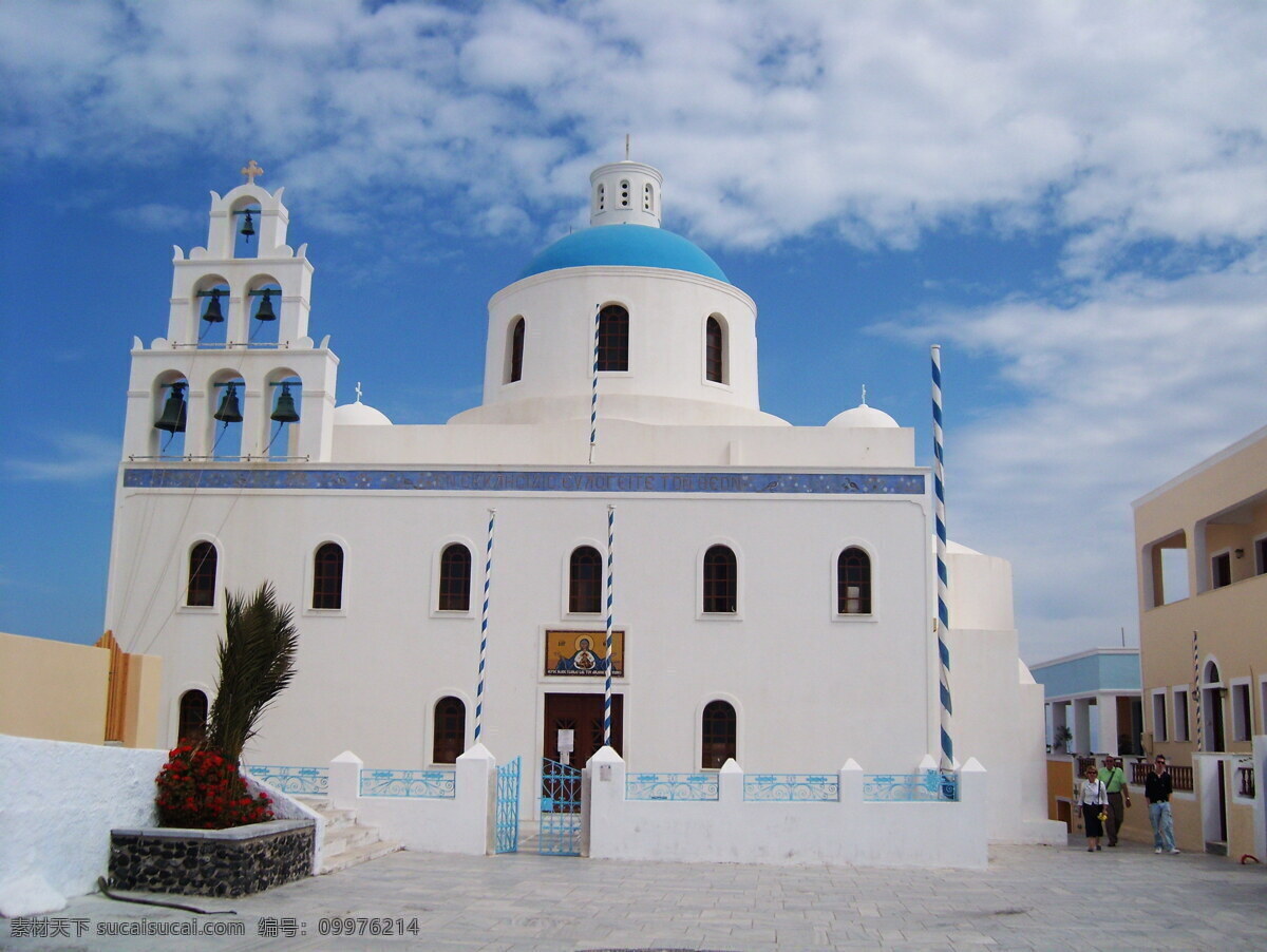 高清 唯美 白色 教堂 希腊 米克若斯岛 东正大教堂 大教堂